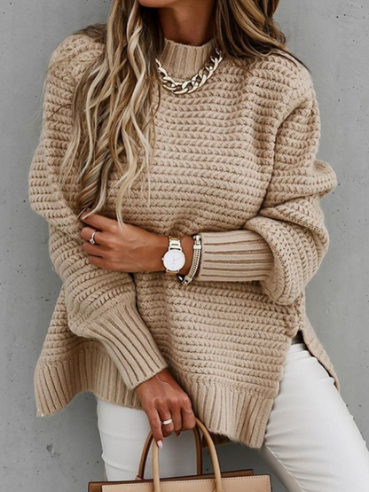 Strickpullover Damen Soft Gemütlich - IdealeKleiden
