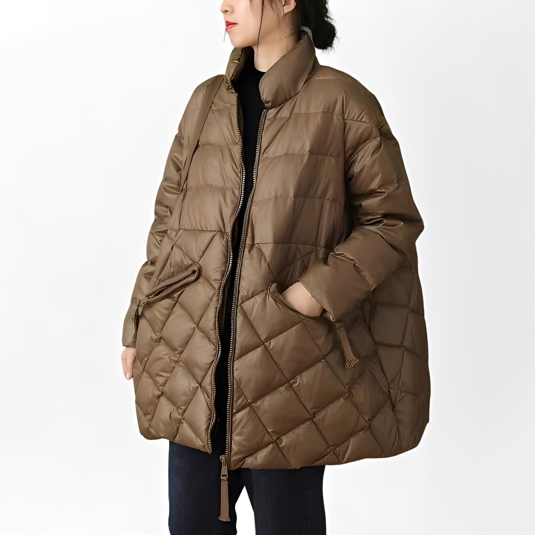 Praktische Damenjacke Mit Taschen Und Reißverschluss