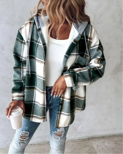 Weiche Flanelljacke Mit Bedruckung