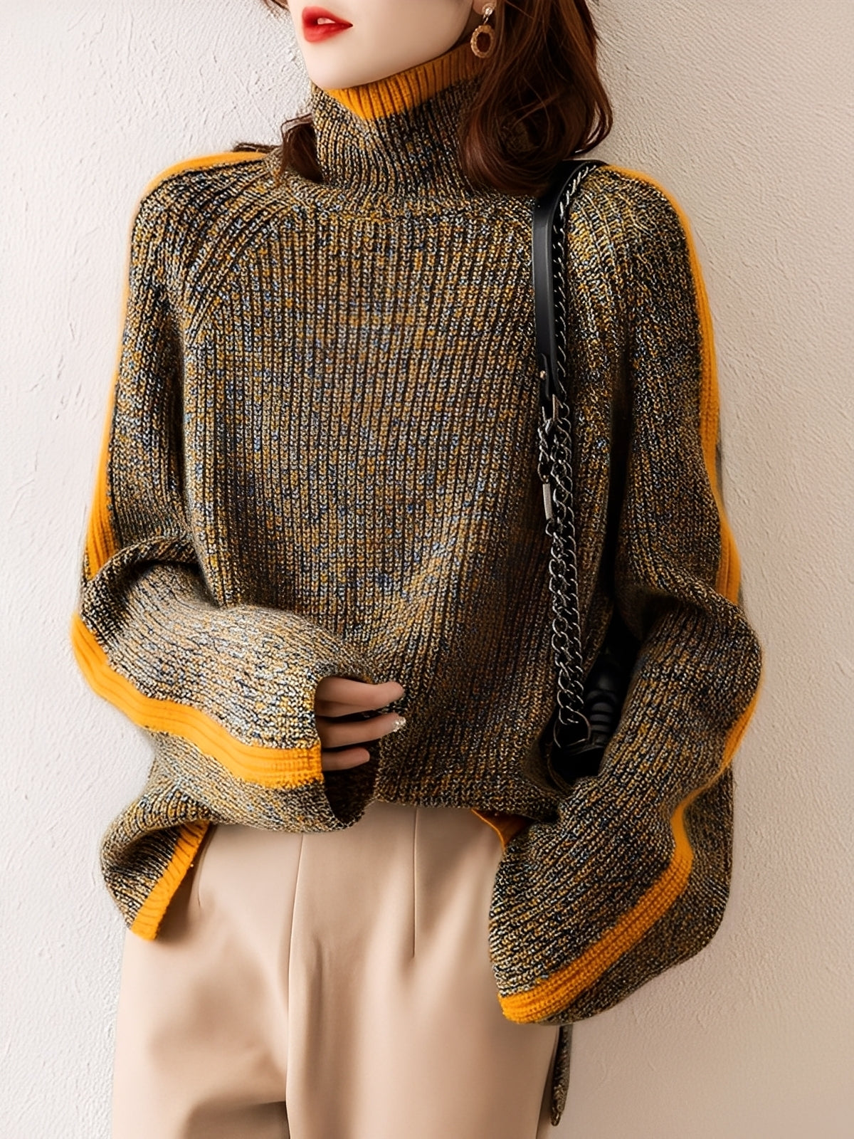 Stylisher Damen Pullover Modern Weich
