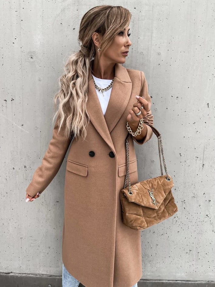Lange Daunenjacke Zeitlos Elegant Winterjacke für Damen