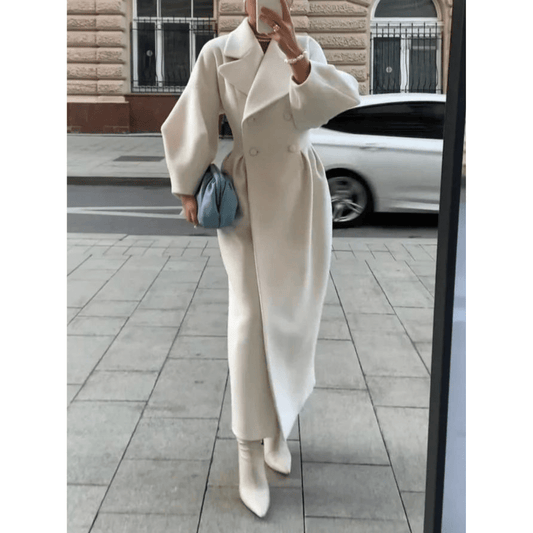 Trenchcoat Damen Elegant Winter Mantel - IdealeKleiden