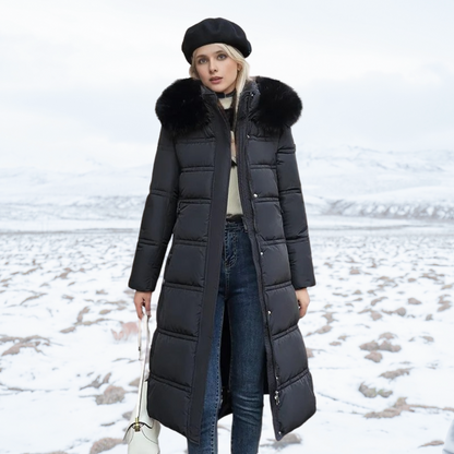 Stylisher Wintermantel Frauen Kunstpelz Elegant