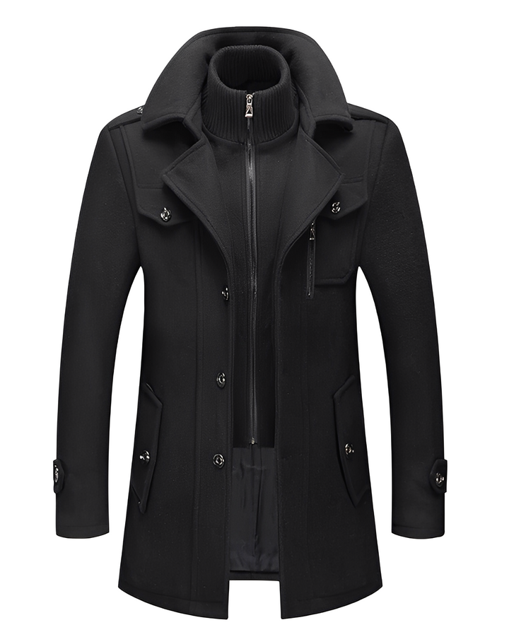 Männer Winterjacke Doppelkragen Trendy