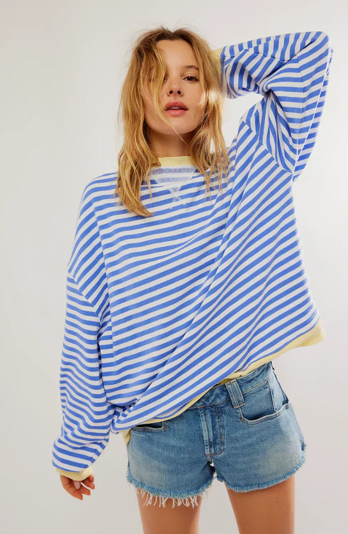 Helena Streifenpullover Modern Style - IdealeKleiden
