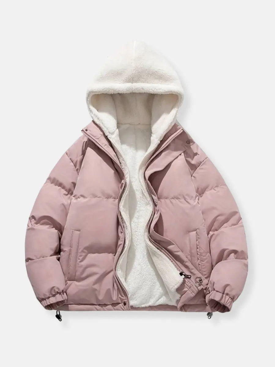 Damen Winterjacke Warm Isoliert mit Kapuze