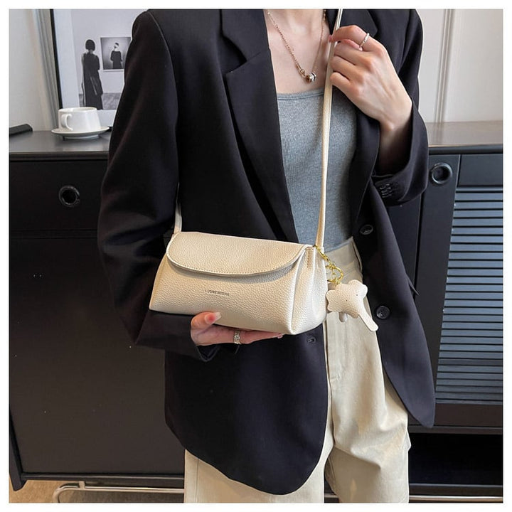 Elegante Retro-Handtasche aus Leder Design