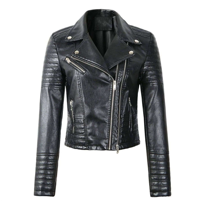 Stylische Lederjacke Damen Klassiker