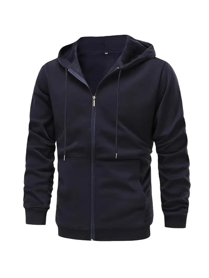 Nolan - Casual Langarmjacke Reißverschluss Herren - IdealeKleiden