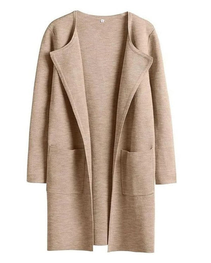 Elegante Damenmantel Rever Klassisch