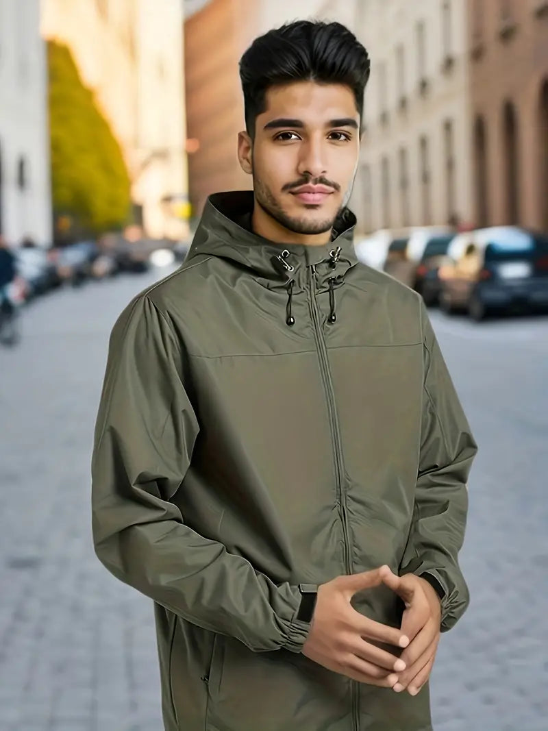 Herren Windjacke Wasserdicht Stilvoll