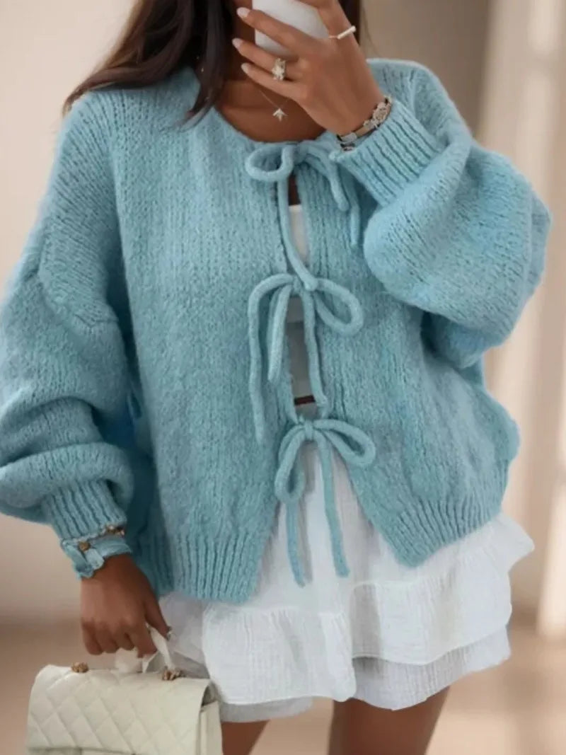 Weicher Strickcardigan Damen Bequem Stilisch