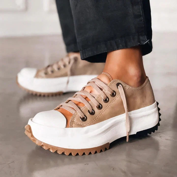 Bequeme Damen Sneaker Alltagschuhe Freizeit
