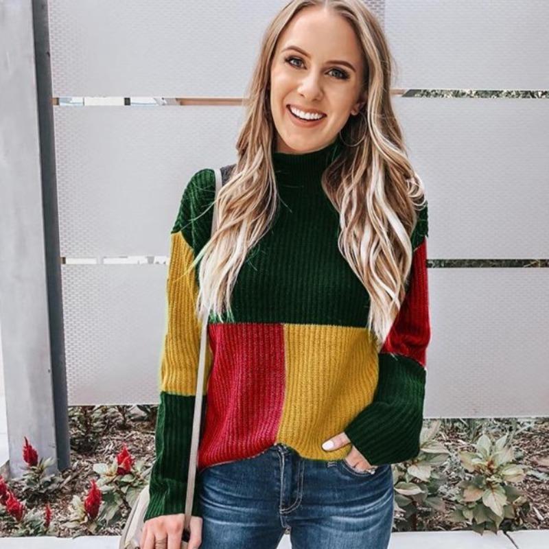 Große Strickpullover Weich und Bequem