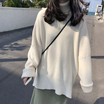 Weiche Oversized Pullover Lange Ärmel