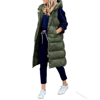 Eleganter Ärmelloser Wintermantel