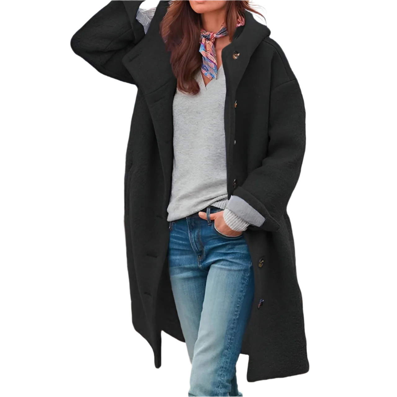 Bequeme Damenjacke aus Merino-Wolle