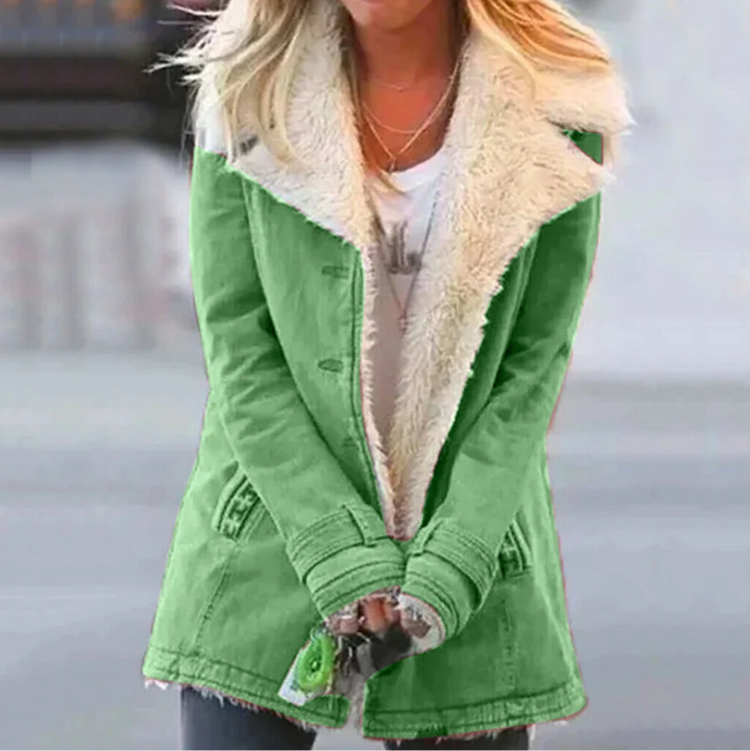 Warme Damen Winterjacke Isolierung - IdealeKleiden