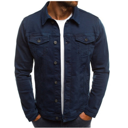 Modische Denim Jacke Alltag