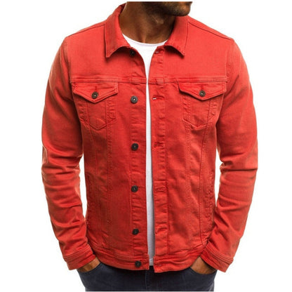 Modische Denim Jacke Alltag