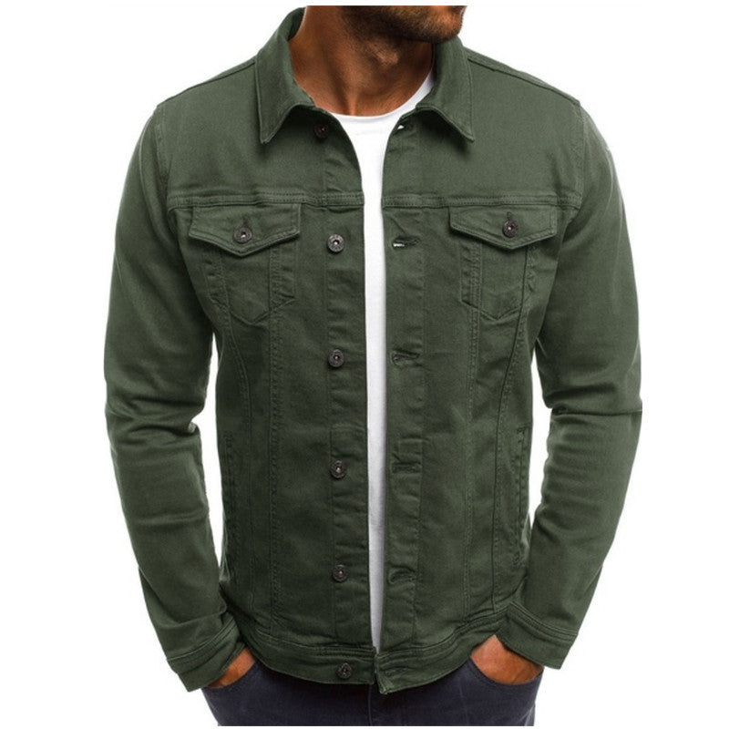 Modische Denim Jacke Alltag