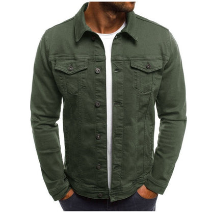 Modische Denim Jacke Alltag