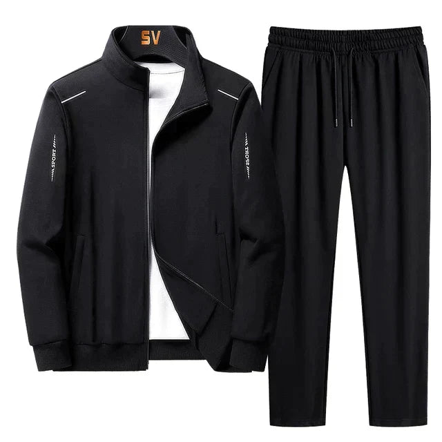 Praktischer Trainingsanzug - Komfortables Sport-Outfit mit Jogginghose