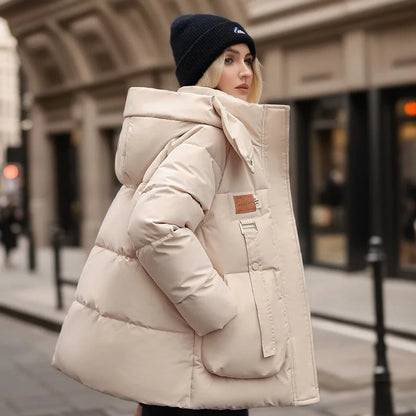 Warme Winterjacke Damen Stilvolle Outdoorjacke