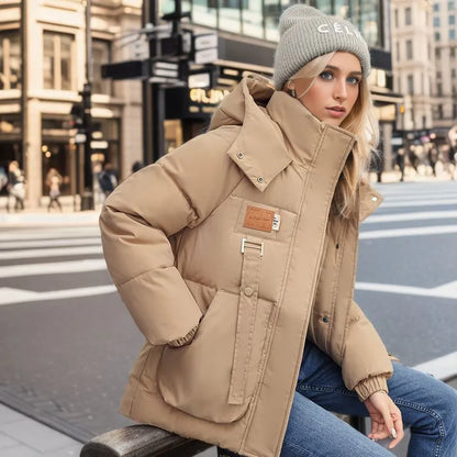 Warme Winterjacke Damen Stilvolle Outdoorjacke