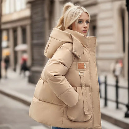Warme Winterjacke Damen Stilvolle Outdoorjacke - IdealeKleiden