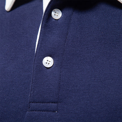 Polo Sweatshirt Bequem Modern - IdealeKleiden