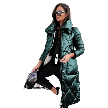 Warme Steppjacke aus Baumwolle