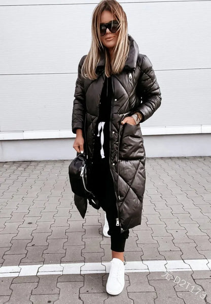 Warme Steppjacke aus Baumwolle