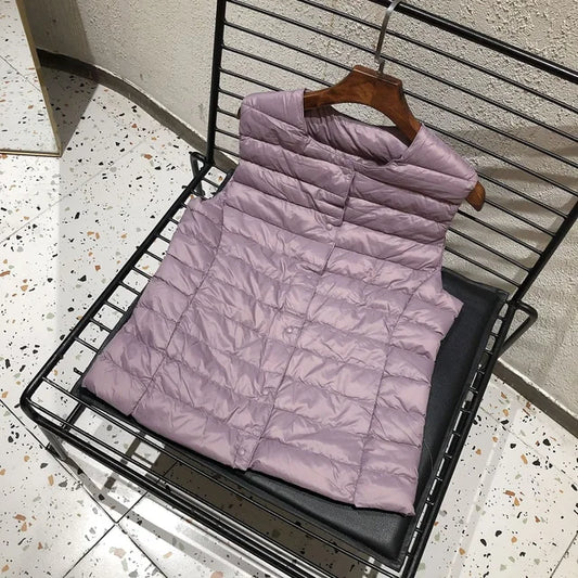 Damen Steppweste Warm Und Elegant - IdealeKleiden