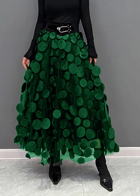 Modisches Kleid | Polka Dot Rock Tüll Patchwork