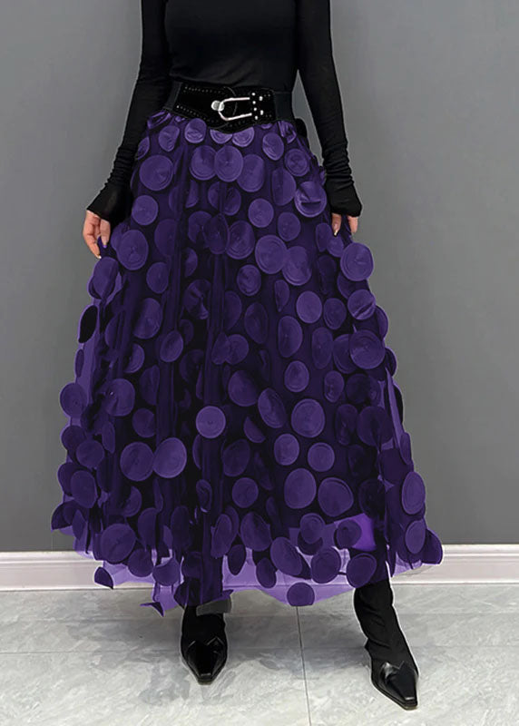 Modisches Kleid | Polka Dot Rock Tüll Patchwork