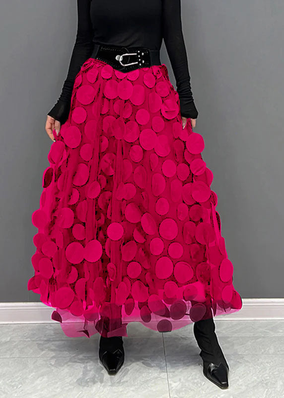 Modisches Kleid | Polka Dot Rock Tüll Patchwork