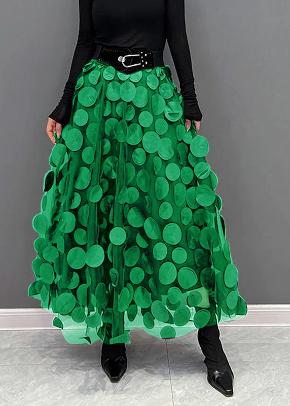 Modisches Kleid | Polka Dot Rock Tüll Patchwork