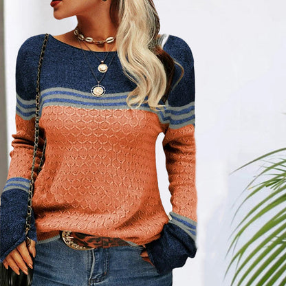 Damen Strickpullover Freizeit Gemütlich - IdealeKleiden