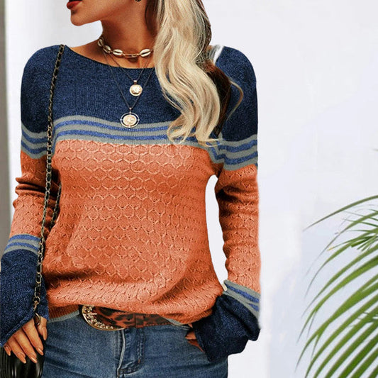 Damen Strickpullover Freizeit Gemütlich - IdealeKleiden