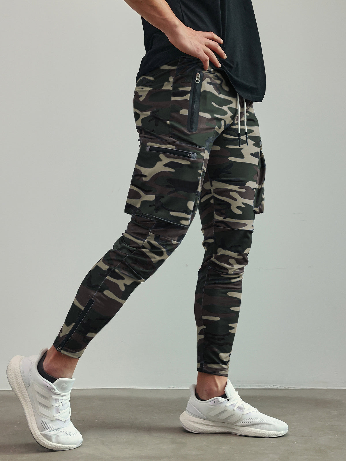 Herren Jogginghose Cargo Bequem Mit Taschen