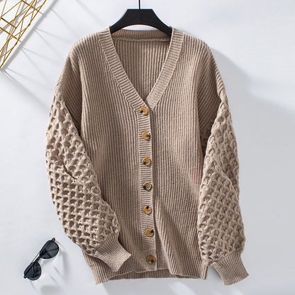 Stylischer Cardigan V-Ausschnitt Weich