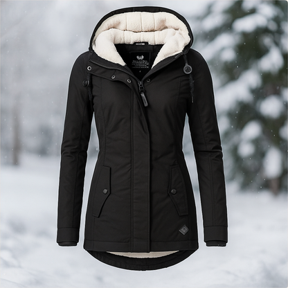 Warme Winterjacke Gepolstert Isoliert