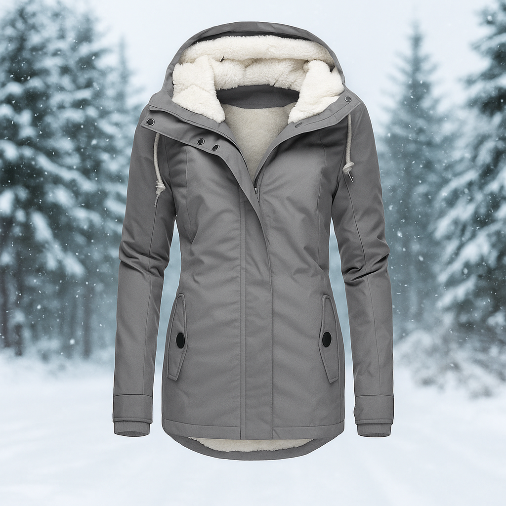 Warme Winterjacke Gepolstert Isoliert - IdealeKleiden