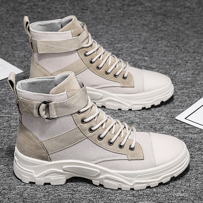 Motorradstiefel Hoch Schaft Verstellbarer Knöchelriemen