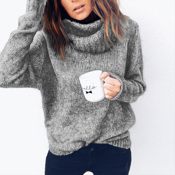 Weicher Damen Rollkragen Pullover Kuschelig &amp; Bequem