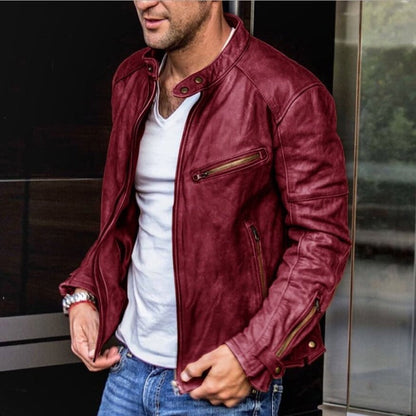 Herren Lederjacke Maßanfertigung - Klassischer Biker Look