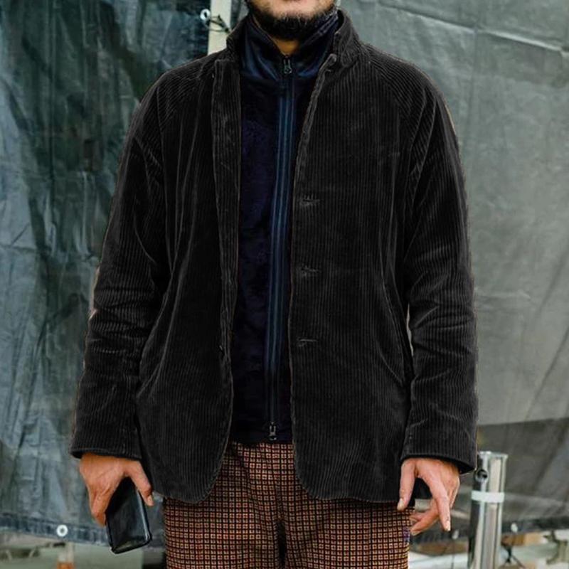 Bequeme Cordjacke Mit Kragen