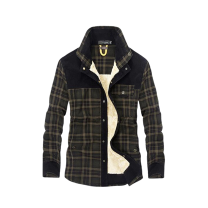 Herren Flanell Jacke Warm Winter
