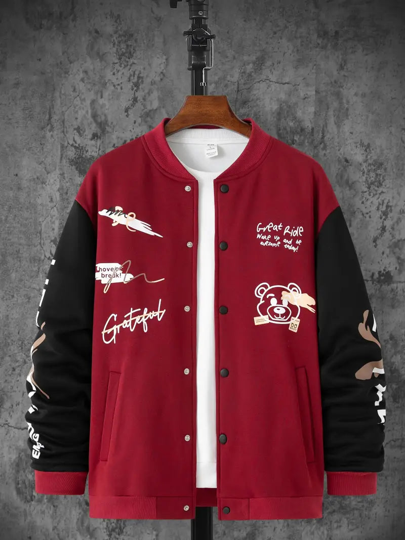 Trendige Herrenjacke Streetwear Style - IdealeKleiden